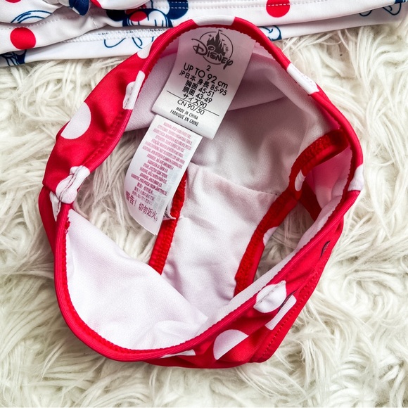 Disney Baby | Minnie Mouse 3 Piece Toddler Swimsuit Set - Picture 5 of 7